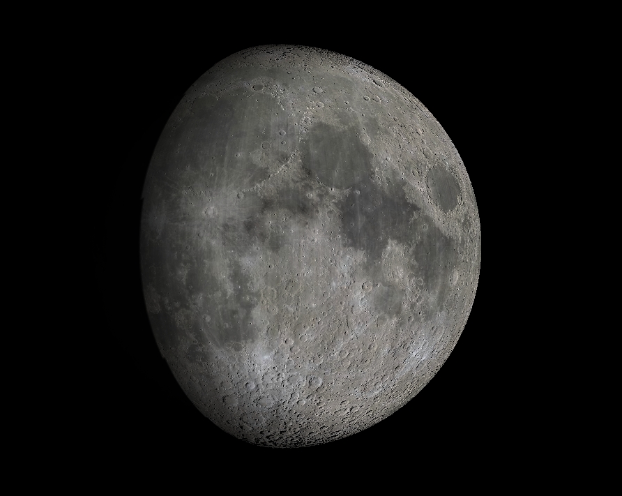 The Moon at 10.7 days into its lunation